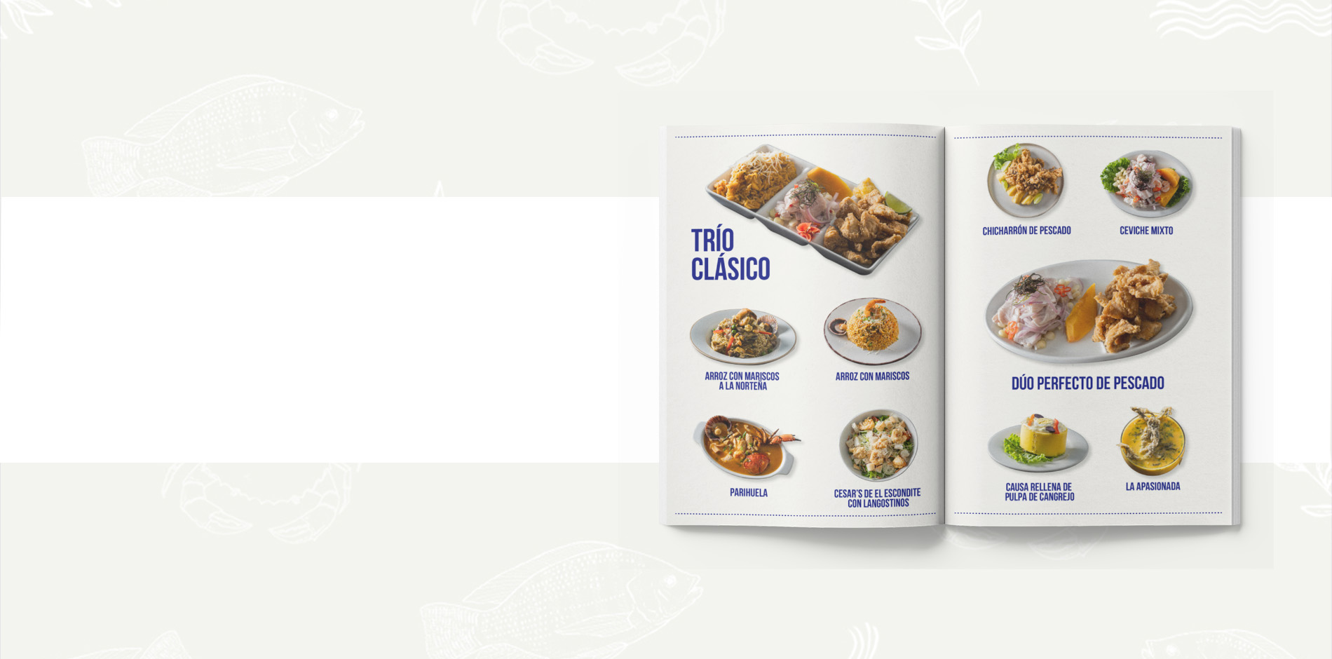 Carta de El Escondite - Pescados y Mariscos